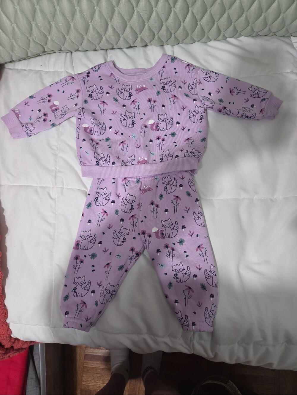 Granimals Purple Sweatsuit Set. 6-9 mos.
